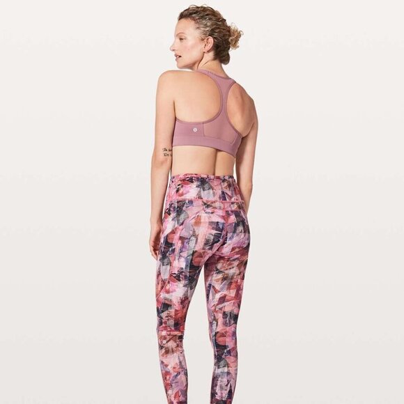 Lululemon Speed Up Bra- Figue- Moulded Cup High Support Sports Bra- Size Medium - Picture 4 of 10